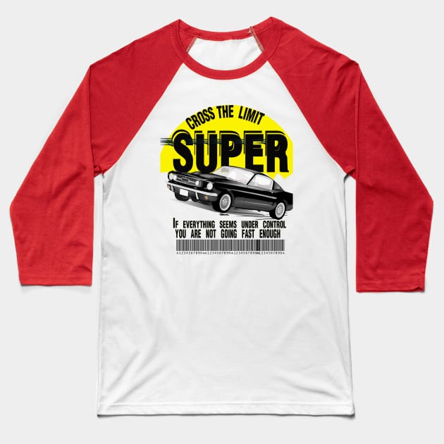 supper car's Baseball T-Shirt by ABOHILI